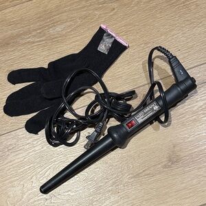 Professional Curling Wand with Heat Glove